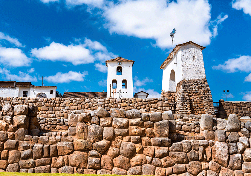 Paisaje de Chinchero en el Valle Sagrado de los Incas