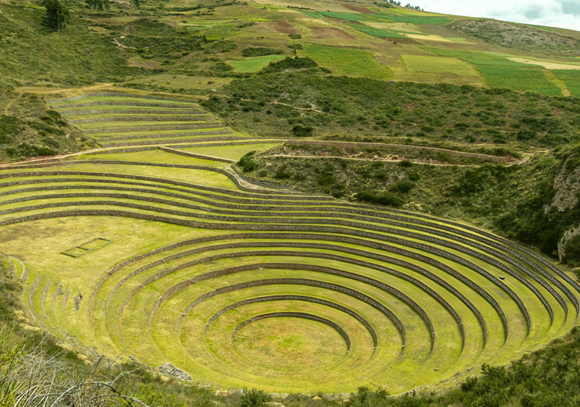 Terrazas circulares del complejo arqueológico de Moray